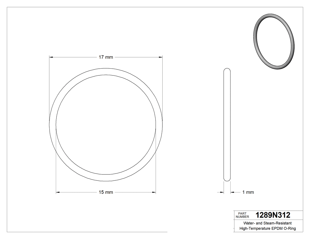 Technical drawing - 1289N312